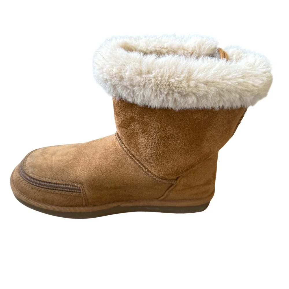 BILLY Footwear Adaptive Boots Size 2W Kids Cozy II Tan